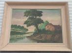 Huile sur panneau signe Gustave pynaert, Antiek en Kunst, Ophalen