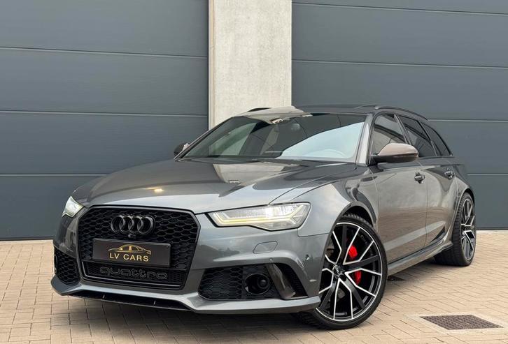 Audi RS6 Avant performance / Akrapovic / LICHTE VRACHT /, Auto's, Audi, Bedrijf, RS6, 360° camera, 4x4, ABS, Achteruitrijcamera