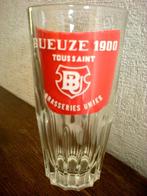 Geuze 1900 Toussaint (B.U.), Verzamelen, Biermerken, Ophalen of Verzenden, Zo goed als nieuw, Glas of Glazen