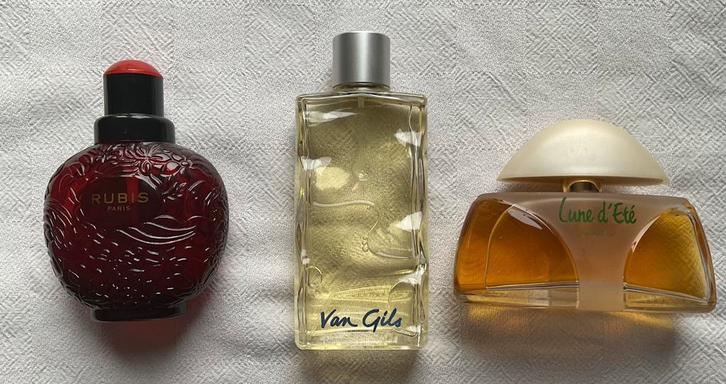 Flacons de parfums….. presque pleins !, Collections, Parfums, Utilisé, Enlèvement