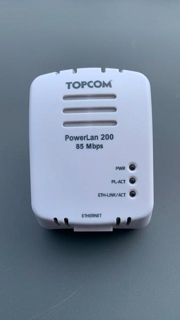 Topcom powerlan 200 85Mbps beschikbaar voor biedingen