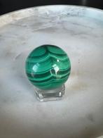 Groene edelsteen malachiet bol, Handtassen en Accessoires, Edelstenen, Ophalen of Verzenden