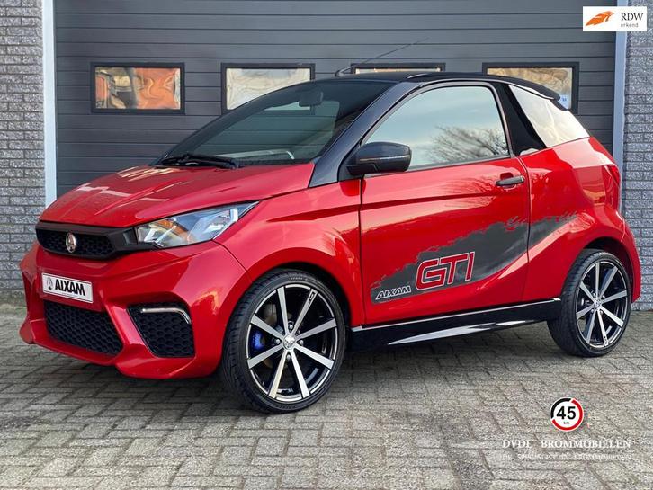 Aixam Coupé GTI Emotion Brommobiel 45km 2021 1e eig 14dkm, Diversen, Brommobielen en Scootmobielen, Gebruikt, Overige merken