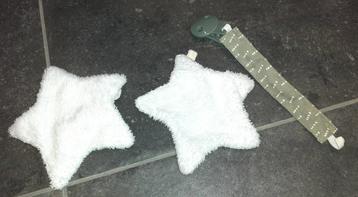 Baby 2 speendoekjes en speenkoord Little Dutch  beschikbaar voor biedingen