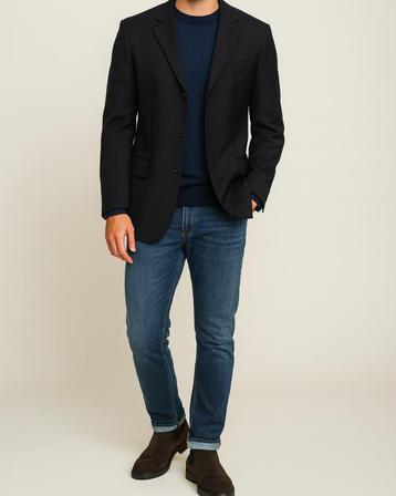 zwarte wollen blazer van Hugo Boss maat 52 beschikbaar voor biedingen