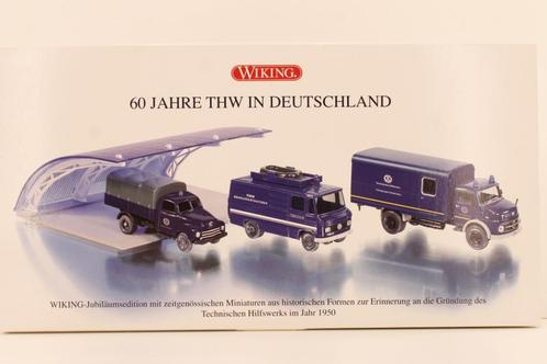 1/87 Wiking 60 ans de THW en Allemagne, Hobby & Loisirs créatifs, Voitures miniatures | 1:87, Comme neuf, Autres types, Wiking