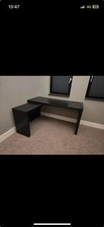 Malm ikea hoekburea, Huis en Inrichting, Bureaus, Ophalen of Verzenden, Gebruikt, Bureau