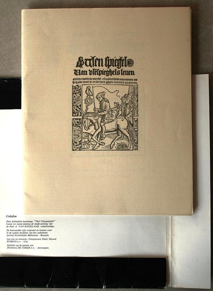 Thyl Ulenspieghel: bibliofiele kunstmap., Boeken, Kunst en Cultuur | Beeldend, Gelezen, Grafische vormgeving, Ophalen of Verzenden