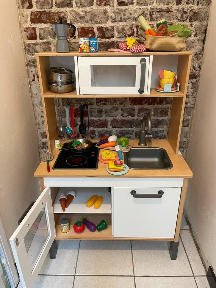 Speelgoedkeukentje en accessoires, Kinderen en Baby's, Speelgoed | Speelkeukens, Gebruikt, Speelkeuken, Hout, Ophalen