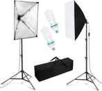 Softbox Photo Studio Set. 2x 50 x 70 cm, Ophalen, Zo goed als nieuw