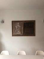 Schilderij, mixed media, Tom Dewitte, Antiek en Kunst, Ophalen