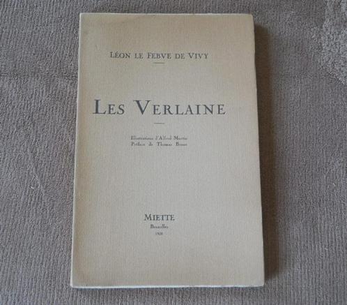 Les Verlaine (Léon le Febve de Vivy) généalogie de Verlaine, Livres, Littérature, Enlèvement ou Envoi