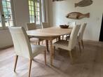 Lederen eetkamerstoelen 8 stuks, Ophalen, Zo goed als nieuw