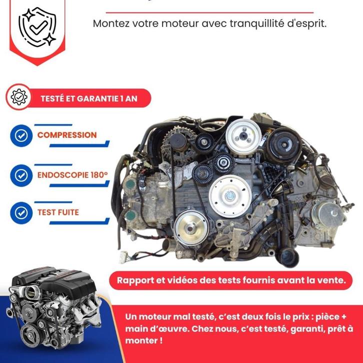 Porsche Boxster 987 2.7 24V-motor — 240 pk — Ref. M9625, Auto-onderdelen, Motor en Toebehoren, Porsche, Nieuw, Ophalen of Verzenden