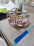 Happy birthday kroon, Comme neuf, Enlèvement ou Envoi, Article de fête