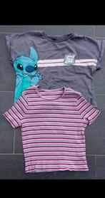 2x Crop top t-shirt - maat 152 - Disney (Lilo & Stitch), Ophalen of Verzenden, Gebruikt
