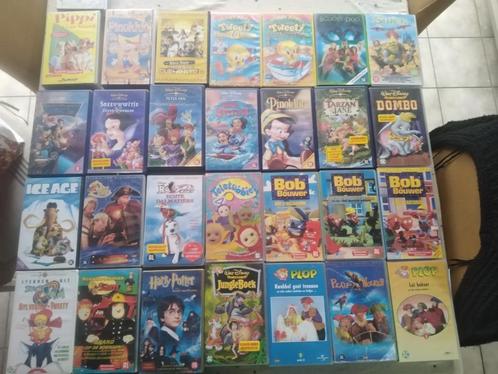 VHS video Walt Disney Plop Bob de bouwer tweety, Cd's en Dvd's, VHS | Kinderen en Jeugd, Gebruikt, Ophalen of Verzenden