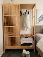 Armoire en bambou, Comme neuf, Cette armoire s'inspire des meubles au design scandinave classiq, 100 à 150 cm, 25 à 50 cm