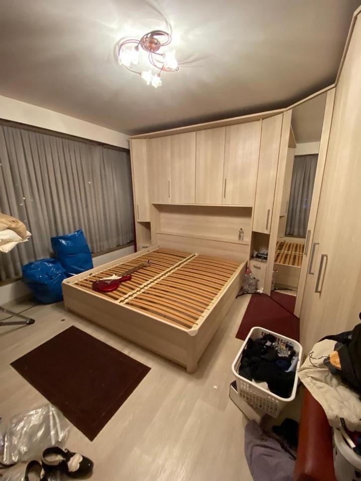 Hoekslaapkamer, Huis en Inrichting, Slaapkamer | Complete slaapkamers, Zo goed als nieuw, Tweepersoons, Ophalen