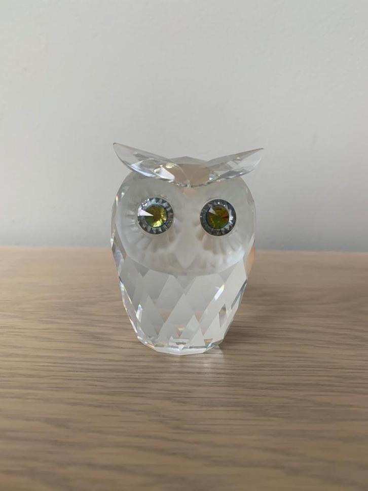 Swarovski-kristallen medium uil, Verzamelen, Swarovski, Zo goed als nieuw, Figuurtje, Ophalen