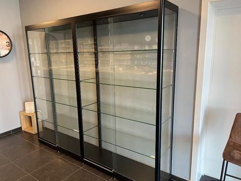 vitrinekast, Huis en Inrichting, Kasten | Vitrinekasten, Zo goed als nieuw, 200 cm of meer, 200 cm of meer, 25 tot 50 cm, Met deur(en)