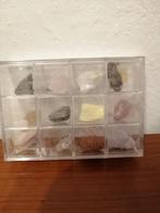 Edelstenen kist met mineralogie, Verzamelen, Mineralen en Fossielen, Ophalen, Mineraal