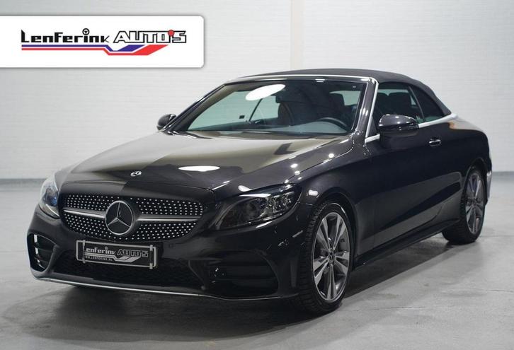 Mercedes-Benz C 180 Cabrio AMG Line AMG interieur Camera Ver, Auto's, Mercedes-Benz, Bedrijf, C-Klasse, ABS, Adaptieve lichten