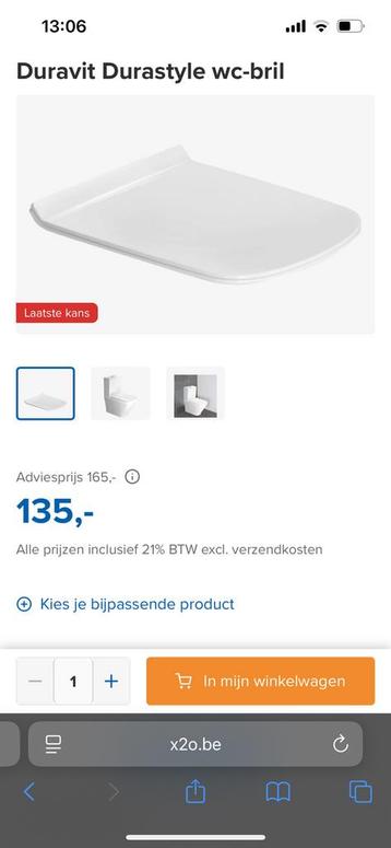 Wc Bril Duravit Durastyle beschikbaar voor biedingen