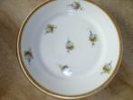 assiettes porcelaine décor fleuri, Enlèvement, Utilisé