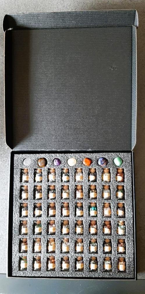Te koopNieuw Mooie set met natuurlijke crystallen, gemstones, Verzamelen, Mineralen en Fossielen, Fossiel, Ophalen
