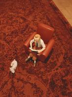 Tintin dans un canapé avec livre et Bobbie - Pixi Editions, Enlèvement, Tintin, Utilisé, Statue ou Figurine