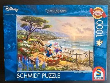 Puzzle Schmidt de 1000 pièces, Donald et Daisy Duck, complet