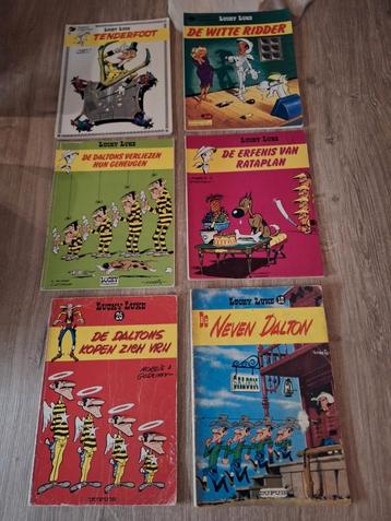 lot van 6 lucky luke strips  beschikbaar voor biedingen