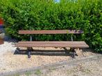 tuinbank met gietijzeren poten, Tuin en Terras, Tuinbanken, Ophalen, Gebruikt, Metaal