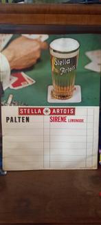 Stella Artois adverteert (Glacoid) 1971, Verzamelen, Biermerken, Ophalen, Gebruikt, Reclamebord, Plaat of Schild, Stella Artois