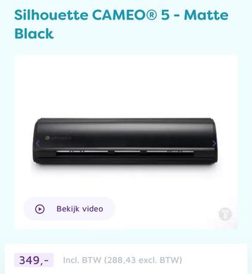 Silhouette CAMEO 5 - Matte Black beschikbaar voor biedingen