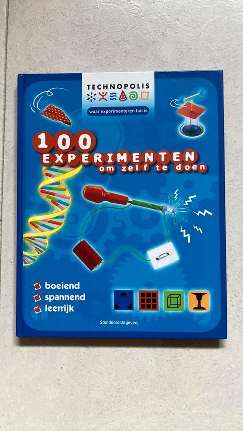 100 experimenten om zelf te doen Technopolis, Boeken, Kinderboeken | Jeugd | onder 10 jaar, Zo goed als nieuw, Ophalen of Verzenden