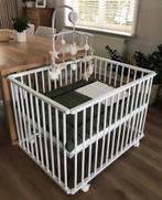 Inklapbare box, Kinderen en Baby's, Babyparken, Ophalen, Zo goed als nieuw, Rechthoekig, In hoogte verstelbaar