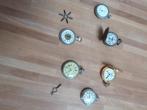 6 oude zakhorloges, Handtassen en Accessoires, Horloges | Antiek, Overige merken, Ophalen, Zakhorloge