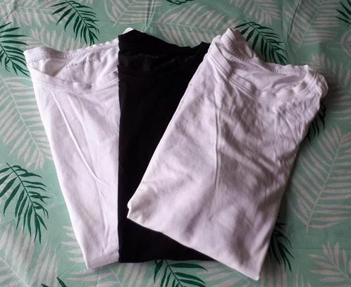 Pier One - 3x Heren tshirts - wit/zwart - maat XL - € 10.00, Kleding | Heren, T-shirts, Zo goed als nieuw, Maat 56/58 (XL), Wit