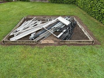 frame van serre, Tuin en Terras, Kassen, Ophalen, Gebruikt, Kweekkas, Glas