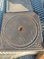 Gietijzeren putdeksel. 50x50 (400mm pvc), Ophalen, Gebruikt