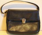 Zwart leren vintage handtas La Moda 29, Handtassen en Accessoires, Tassen | Damestassen, Ophalen of Verzenden, Zo goed als nieuw