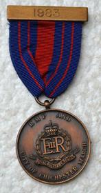 Medaille, Royal Military Police March, Manchester 1983, Armée de terre, Enlèvement ou Envoi, Ruban, Médaille ou Ailes