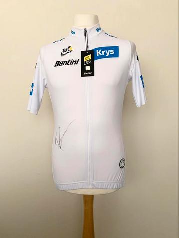 Tour de France 2023 Young Rider Jersey signed by Pogacar