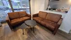 2 lederen zetels, Huis en Inrichting, Ophalen, Zo goed als nieuw, Leer