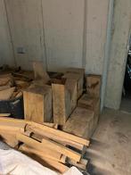 Gedroogd eiken haardhout stookhout 3 m3 gestapeld, Tuin en Terras, Brandhout, 3 tot 6 m³, Ophalen, Eikenhout, Blokken