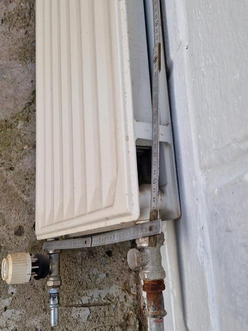 Radiator vertikaal, Doe-het-zelf en Bouw, Verwarming en Radiatoren, Gebruikt, Radiator, 80 cm of meer, Minder dan 60 cm, Ophalen