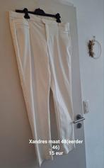 Witte broek, Ophalen of Verzenden, Zo goed als nieuw