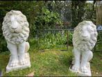 Leeuwenbeelden, Tuin en Terras, Ophalen, Gebruikt